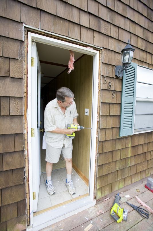 Basement Door Repair detail